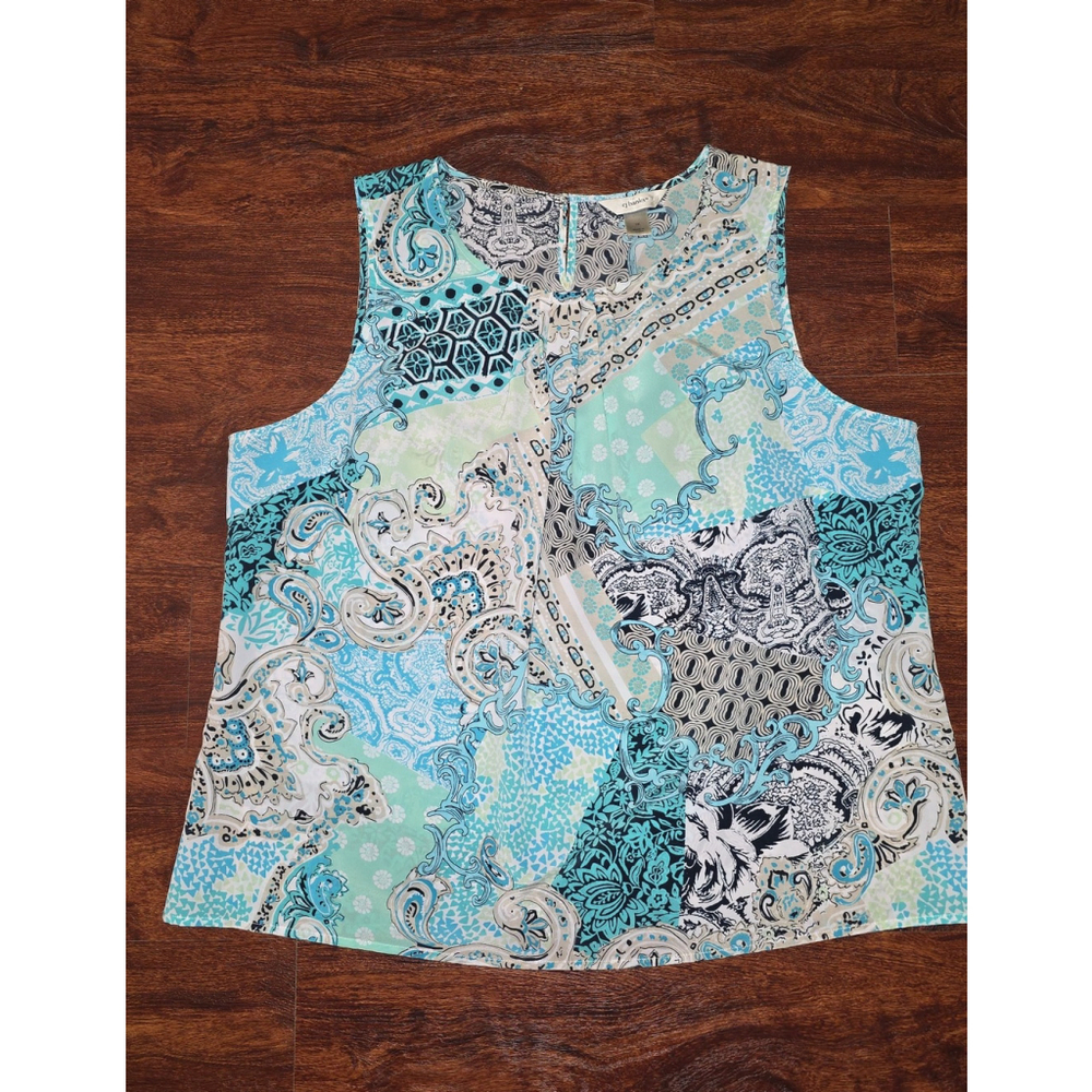 C J Banks sleeveless shirt size 1X